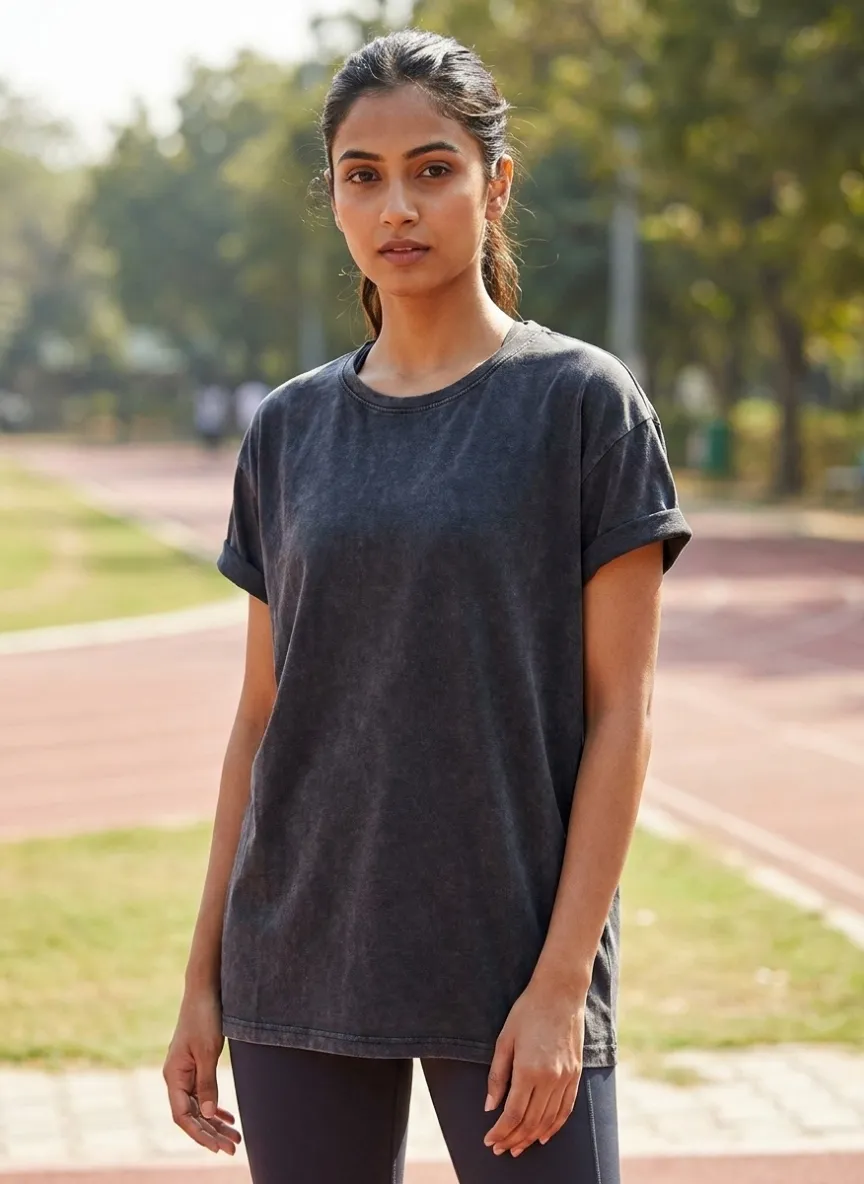 Athletic Oversized Performance Tee - Image 2