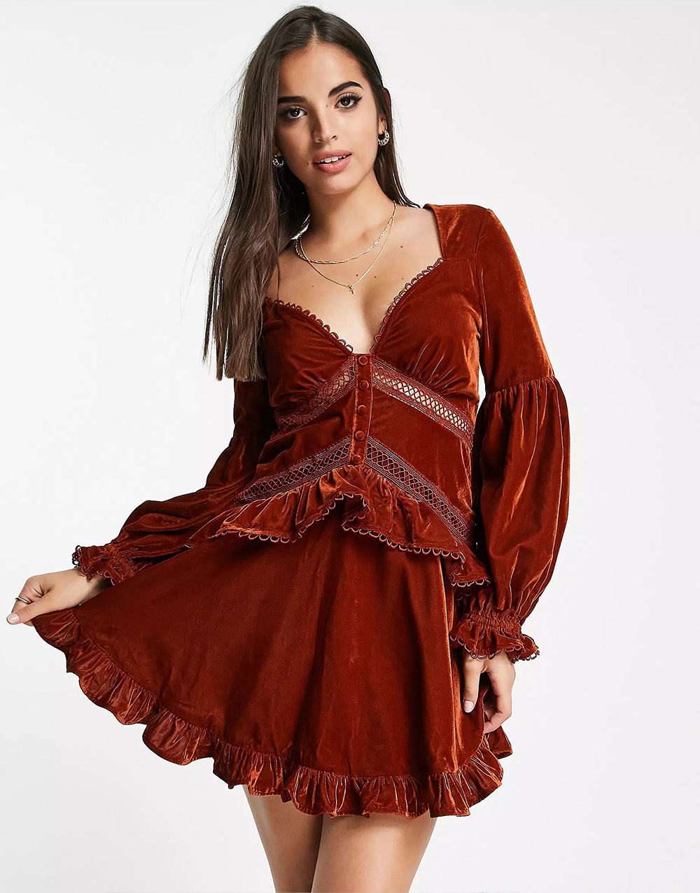 Women's Floral Midi Dress - Image 3