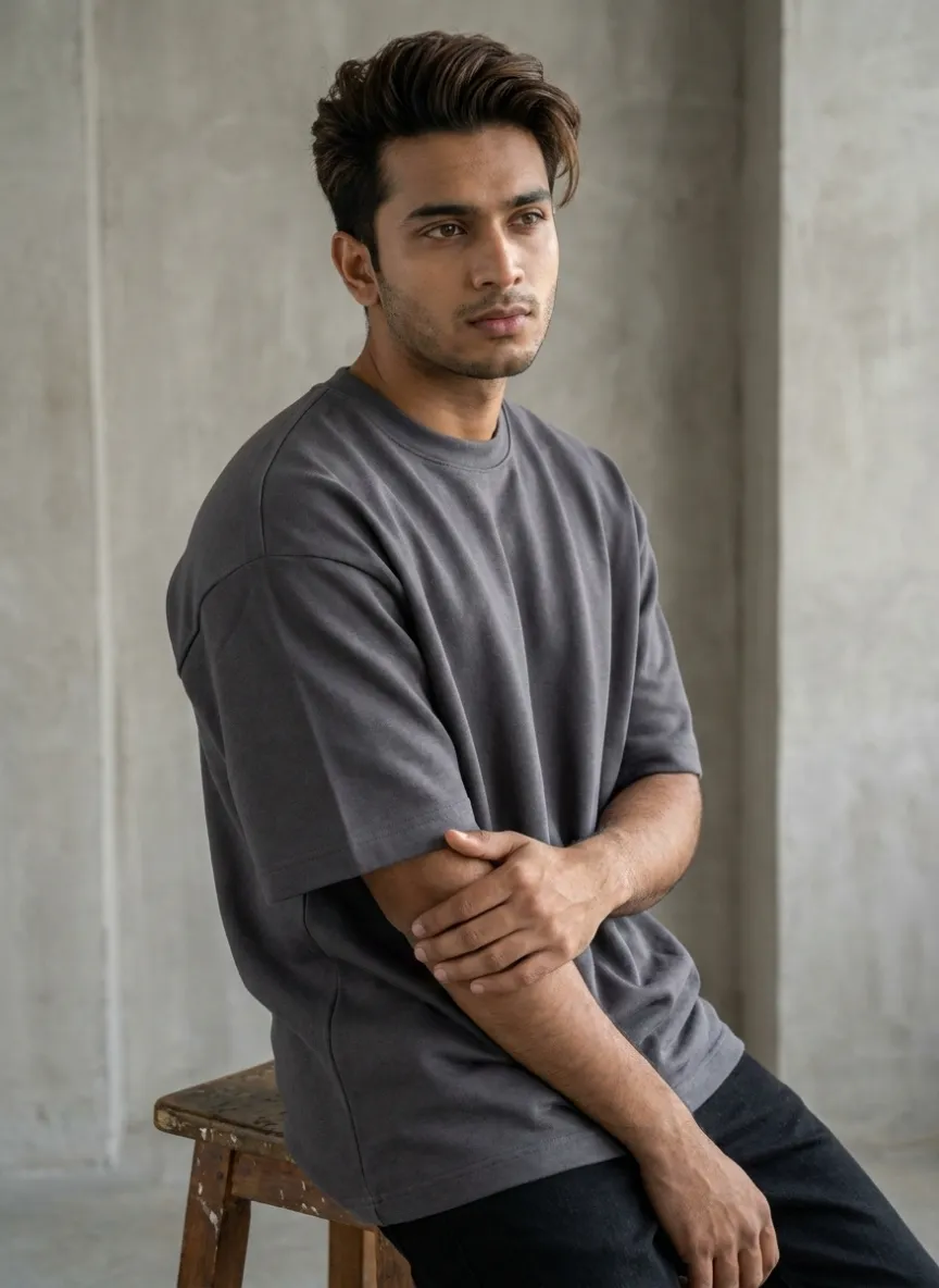 Premium Round Neck Essential T-Shirt - Image 2