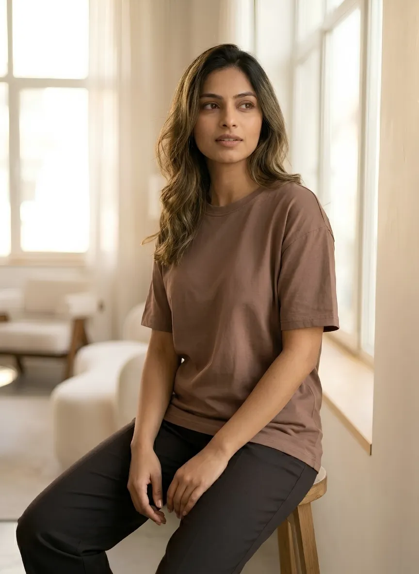Premium Round Neck Essential T-Shirt - Image 2