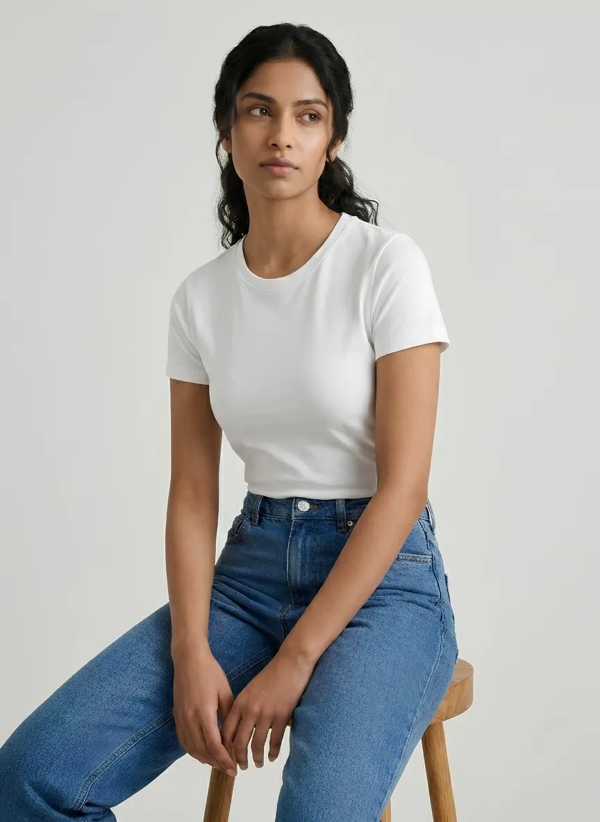 Classic Solid T-Shirt - Image 2