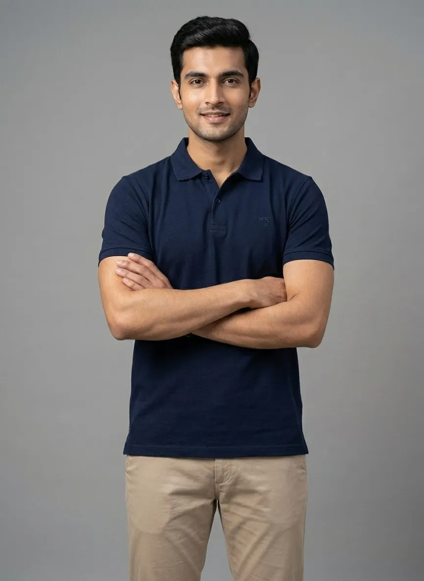 Premium Textured Polo T-Shirt
