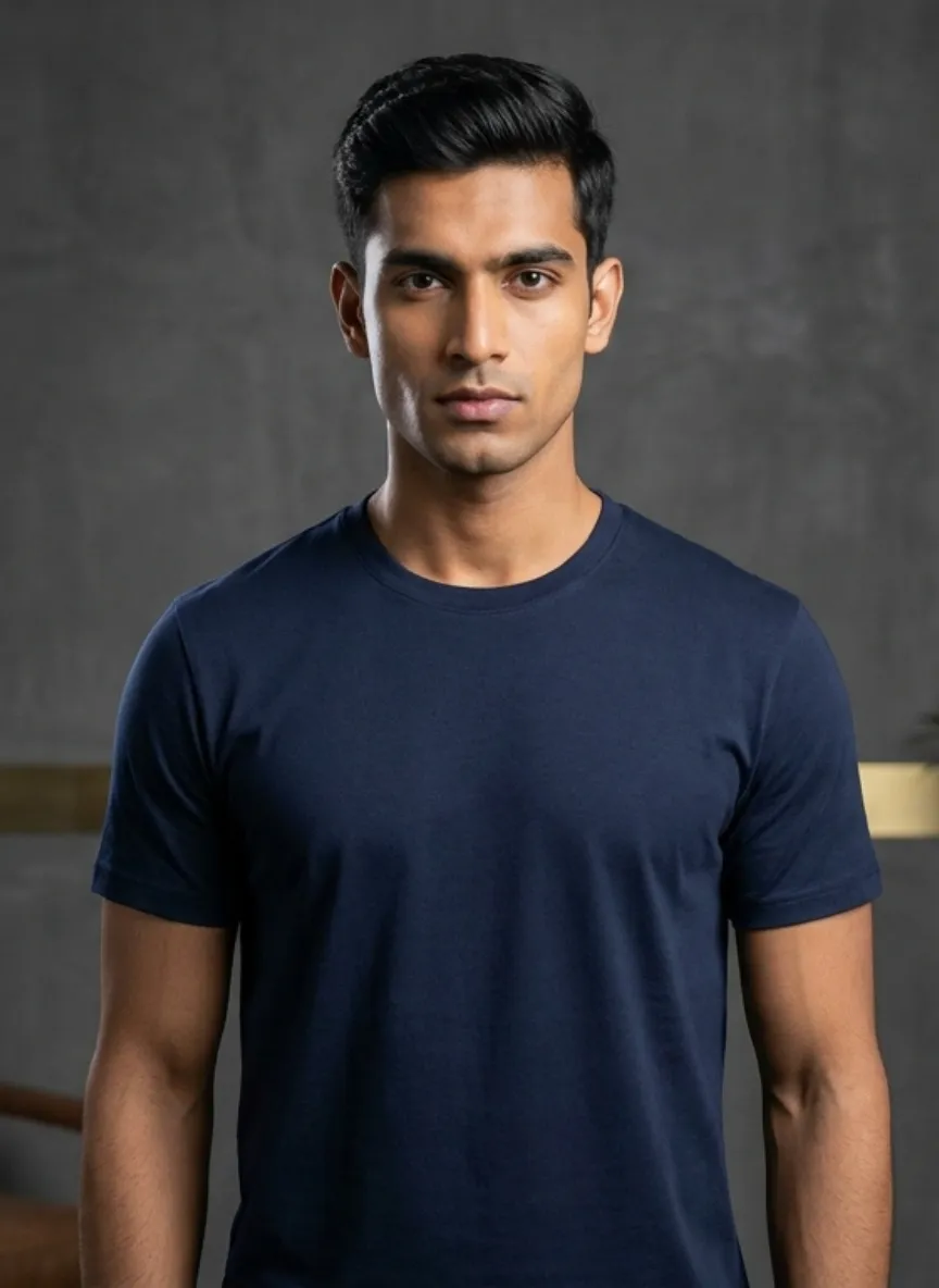 Premium Round Neck Essential T-Shirt - Image 2
