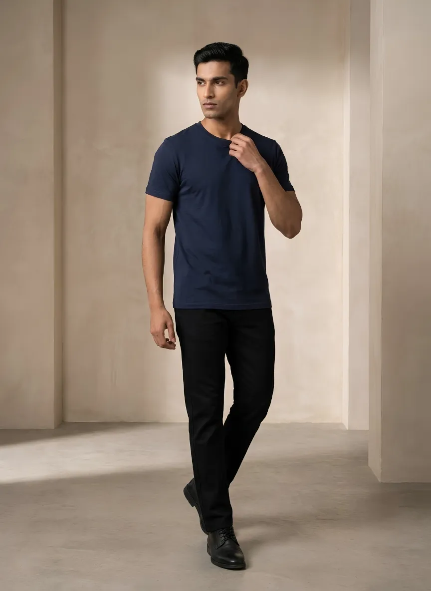 Premium Round Neck Essential T-Shirt - Image 3