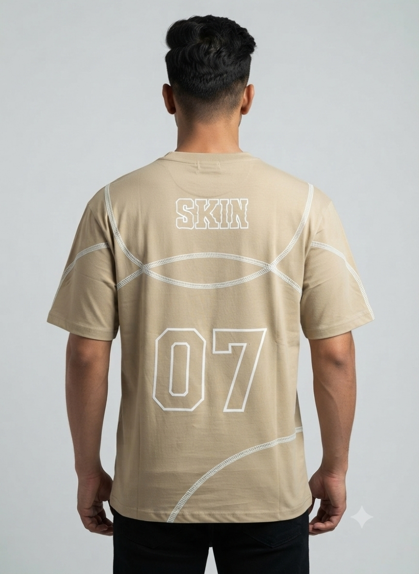 Tee Factory - Cream Tshirt Men - Image 2
