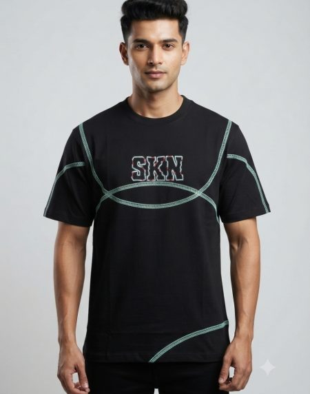 Tee Factory - SKN Black Jersery 07 Tshirt